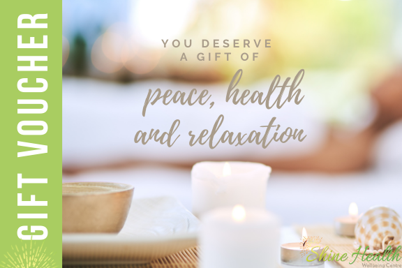 Gift voucher at Shine Health Wellbeing Centre