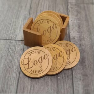 Wooden Engraved Gift Coasters